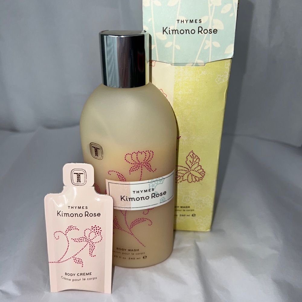 THYMES Kimono Rose Body Wash-8.25 oz